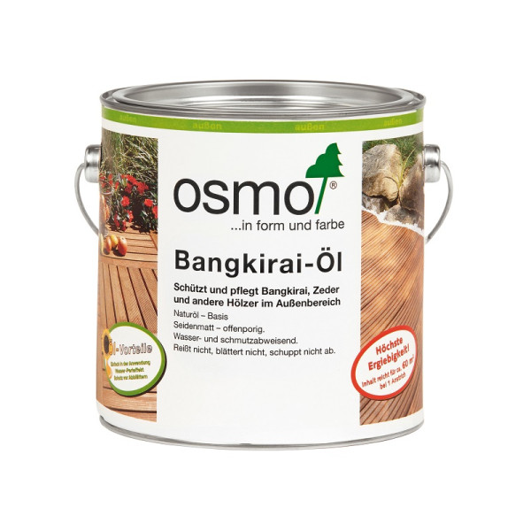 Osmo Bangkirai-Öl dunkel 016 2.5l