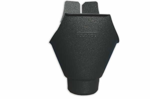 Haushaut Aluminium Rinneneinhangstutzen 0.7mm 333/100mm Anthrazit Pearls