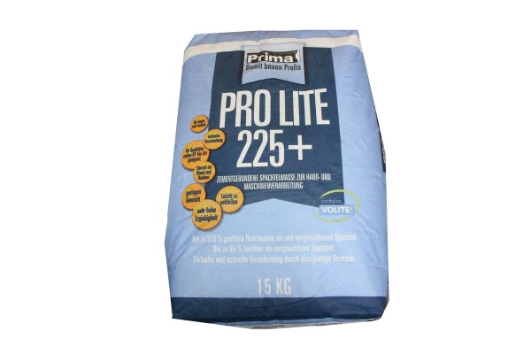 Prima Pro Lite 225+ Spachtelmasse zementgebunden 15kg
