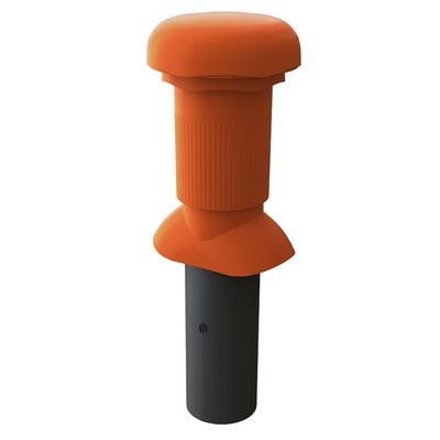 Klöber Venduct® Be-/Entlüfterrohr lang KE8009 DN100 schwarz
