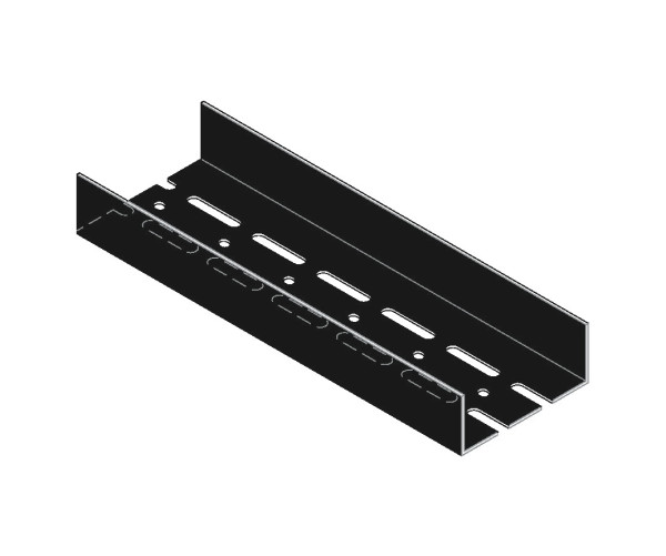 Knauf UA-Langloch C3-C5M schwarz 100x40x2mm 4000mm