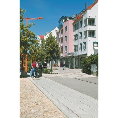 GDM ORIG. MÜNCHNER GEHWEGPL. nativo Grau L/B/D: 35/35/10cm ohne Fase