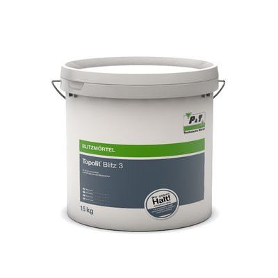 P&T Topolit Blitz 3 15kg Blitzmörtel Verarbeitungszeit 1-3min - 1130