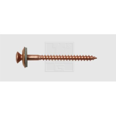 SWG Spenglerdichtschraube A2 Kupfer 4.5x35mm D15 TX 20 - 100 Stück