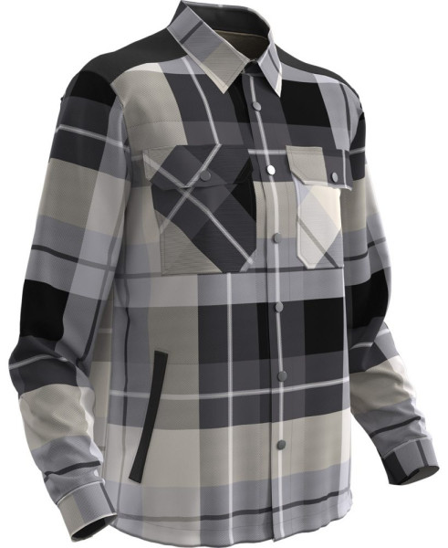 MASCOT® Hemd Flanell gefüttert Anthrazitgrau-kariert Gr. 2XL