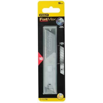 SBD snap-off blade 18mm FatMax 10 pieces in dispenser SB card - 2-11-718