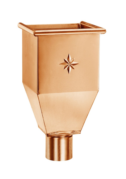 Grömo CU water trap long DN80 345x200x200 with star