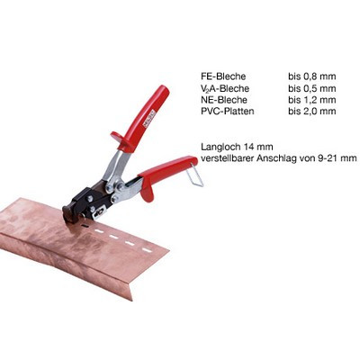 Szczypce płaskie MASC 235x64x33mm 0,5kg