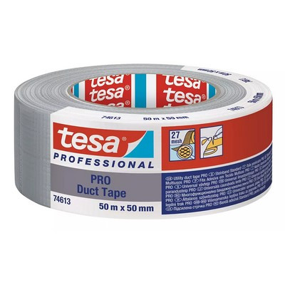 tesa® PRO Duct Tape Gewebeband 50mx50mm silber - 74613