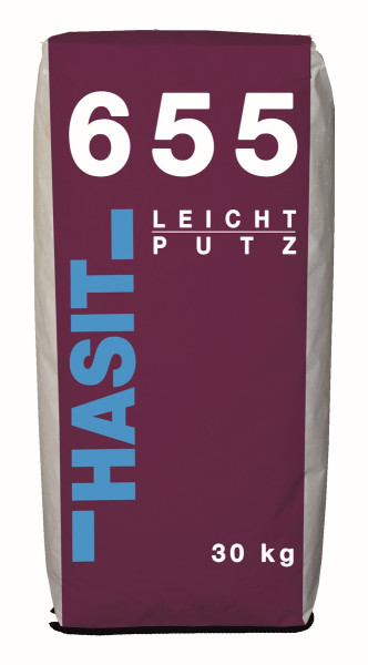 Hasit 655 Leichtputz 2mm 30kg Sack 0-2mm Außen-/Innenputz