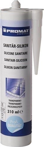 Sanitär-Silikon transp.310 ml Kartusche chemicals