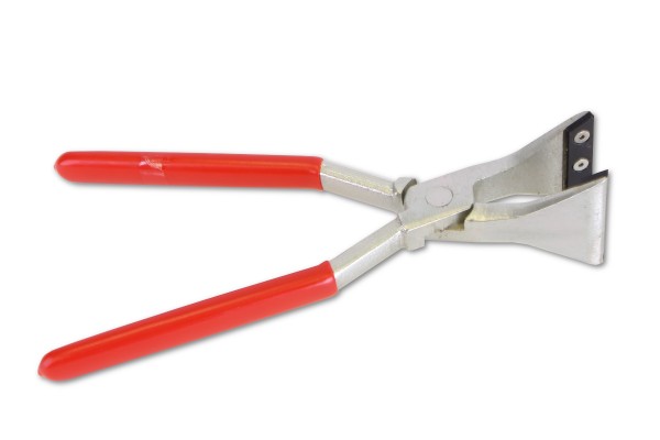 MASC Falzzange eingelegt PVC Griff 60mm - gerade