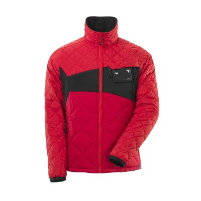 MASCOT® ACCELERATE jacket with CLIMASCOT water-repellent traffic red/black size XL