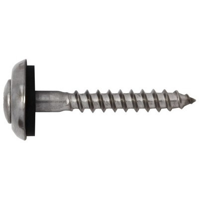 TWISTEC® Spenglerschrauben Edelstahl A2 4.5x45mm TX20 3-tlg RAL8014 sepiabraun