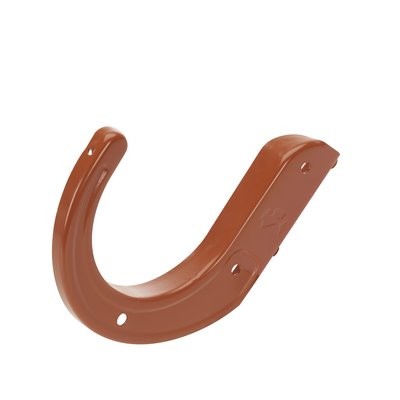 Lehmann PB Rundholzhalter "Click17" ziegelrot