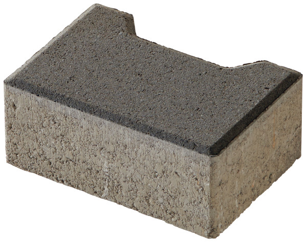 Pflaster Doppel-T Endstein 10cm anthrazit. betonglatt