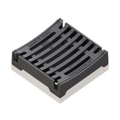 Attachment 500x500mm Kl. D400 SW 30mm concrete cast gutter mold with insert