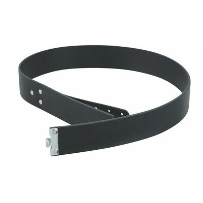FHB leather belt 45mm wide black - size 115