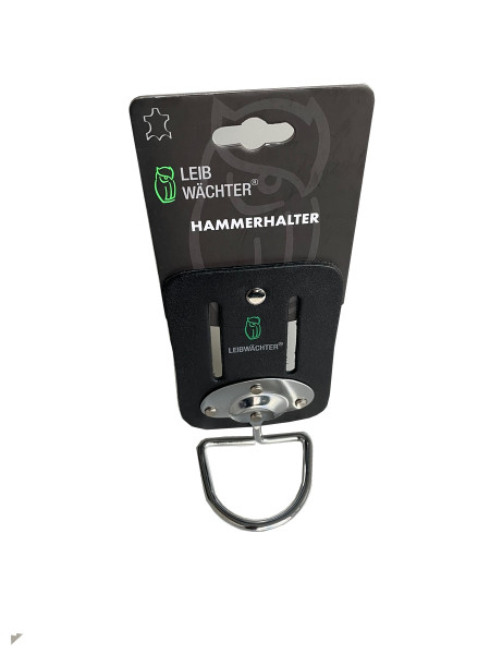 Leibwächter Hammerhalter schwenkbar Büfelleder und Metallbügel