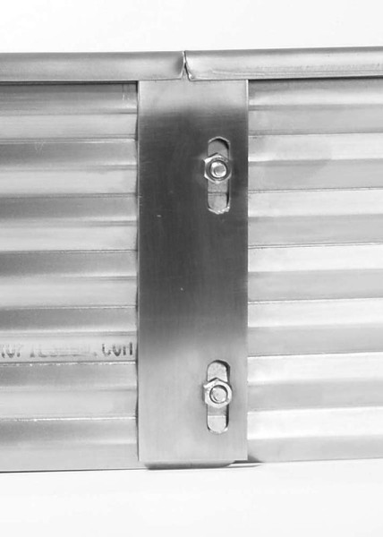 TerraS Verbindungsplättchen 150x40mm Edelstahl