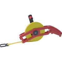 Taśma miernicza Triuso z włókna szklanego, 20 m, plastik Taśma miernicza Triuso z włókna szklanego, 20 m, plastik