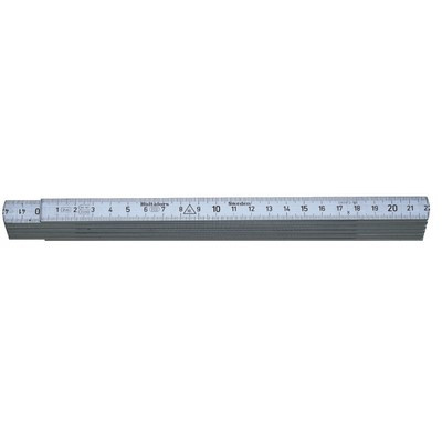 Hultafors Gliedermaßstab A59 2.0m A59-2-10 Aluminium m. Millimetereinteil.