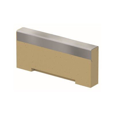 ACO Drain Multiline V100S Stirnwand Flachrinne A/E 8cm STVZ