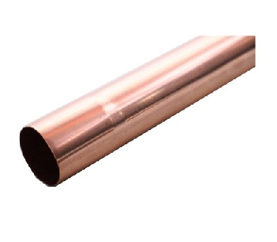 Copper pipe Ø 80 0.6mm length 1.00m welded