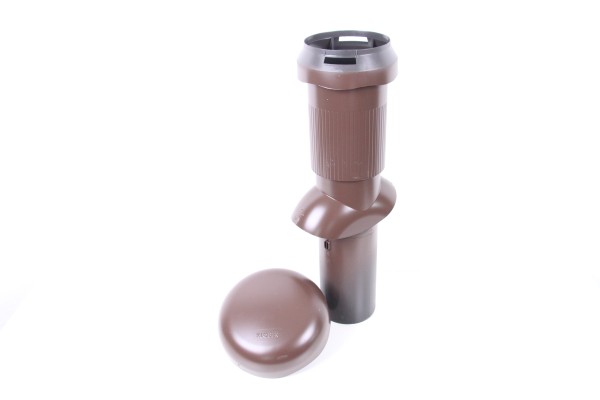 Klöber Venduct® Be-/Entlüfterrohr lang KE8009 DN100 Brazilbraun eng.