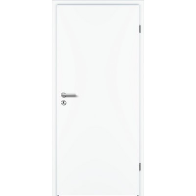 Garant Normtür Weißlack S 9016 RSP 610x1985mm kl. Rundkante BB V0020 DIN R