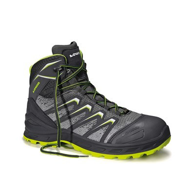 Elten Sicherheitsschnürstiefel grau LARROX Work GTX grey Mid S3 CI - 45