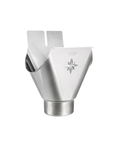 Grömo ZN-Einhangstutzen oval 400/100 mit Stern