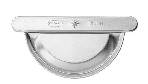 Grömo ZN-Rinnenboden universal 333 hoch halbrund li + re kleine Wulst