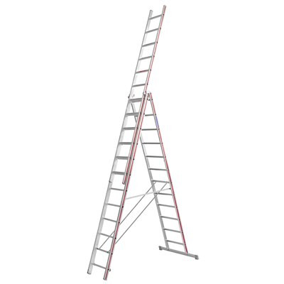 Drabina uniwersalna Hymer SC40 3x12 szczebli 3,47 - 8,50m