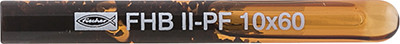 Wkład Fischera FHB II-PF 10 x 60-500547