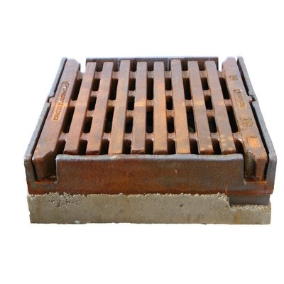 Aufsatz 500x500mm Kl. D400 SW 16mm Beton-Guss Pultform mit Einlage