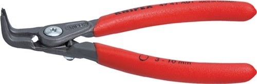 Außensicherungsringzange A 01 f.Wellen D.3-10mm 90Grad gew.L.130mm KNIPEX