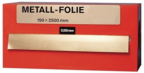 Folia metalowa D.0.075mm MS MS63 Dł.2500mm Szer.150mm