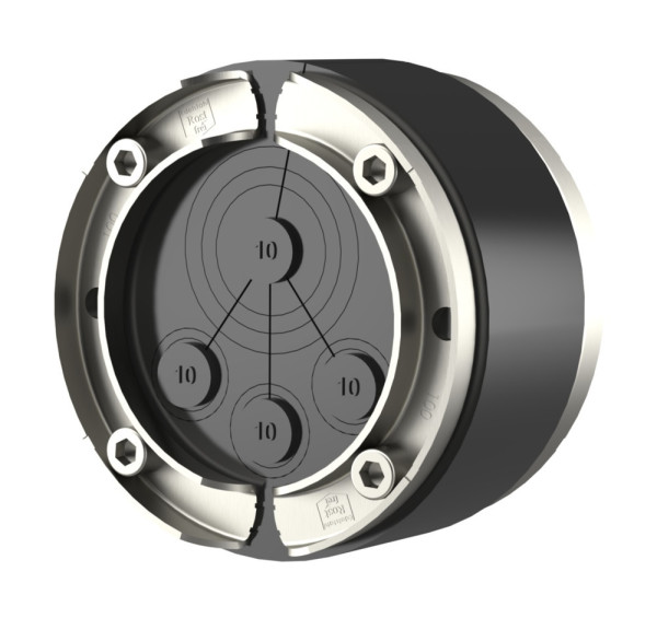 Hauff Standard-Ringraumdichtung HSD100 RW 1x25/32/40+3x6-18 b40 A2/EPDM55