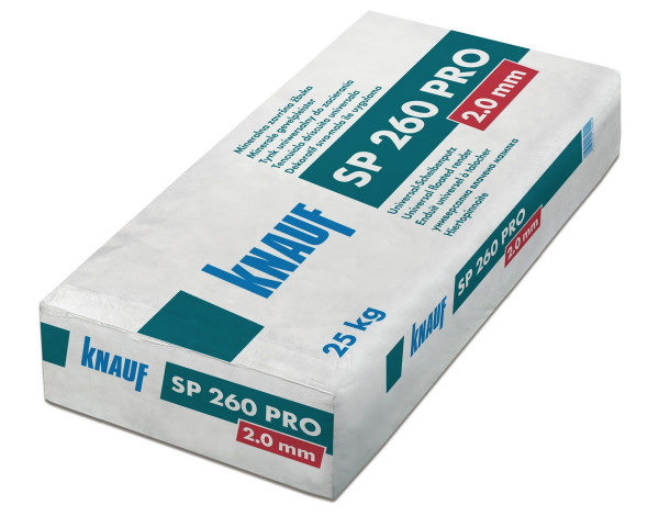 Knauf SP 260 Pro 2.0mm weiß 25kg Universal-Scheibenputz