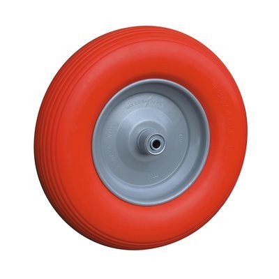 müba POLYMER wheelbarrow wheel 400x100mm with ball bearing and axle