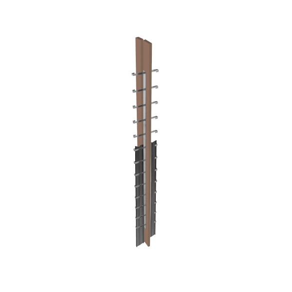 Mastertec Dichtblech Schalltrennkorb DSK für WS 30cm Elementelänge 2500mm