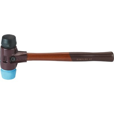 Simplex soft-face hammer blue 40mm TPE-Soft GUKO black
