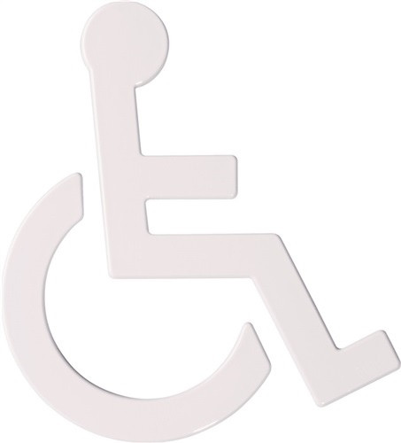 Symbol bez barier 801.91.030 PA S.3mm kolor nr 90 szer. 135mm wys. 150mm HEWI