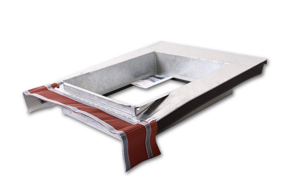 LEH VZ Metall-Dachfenster f. Pfanne 420x520mm ESG oben öffnend