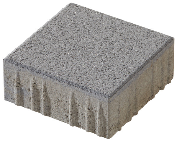 Pflaster Vios 20x20x8cm grau kugelgestrahlt