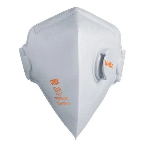 Uvex FFP2-Atemschutz-Faltmaske silv-Air c 3210 weiß - 15 Stück