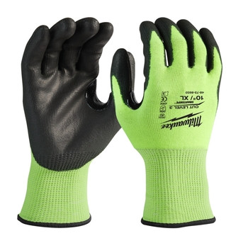 Rękawice chroniące przed przecięciem Milwaukee w rozmiarze Hi-Vis. 10 klasa 3