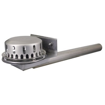 LORO Rainstar Attikaablauf RA 01372.070X m. Klemmflansch f. Kunststoff DN70