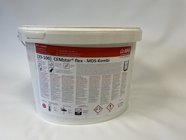 BPA Dichtungsschlämme CEMstar Mineral 20kg Kombi grau VOC Gehalt 0%